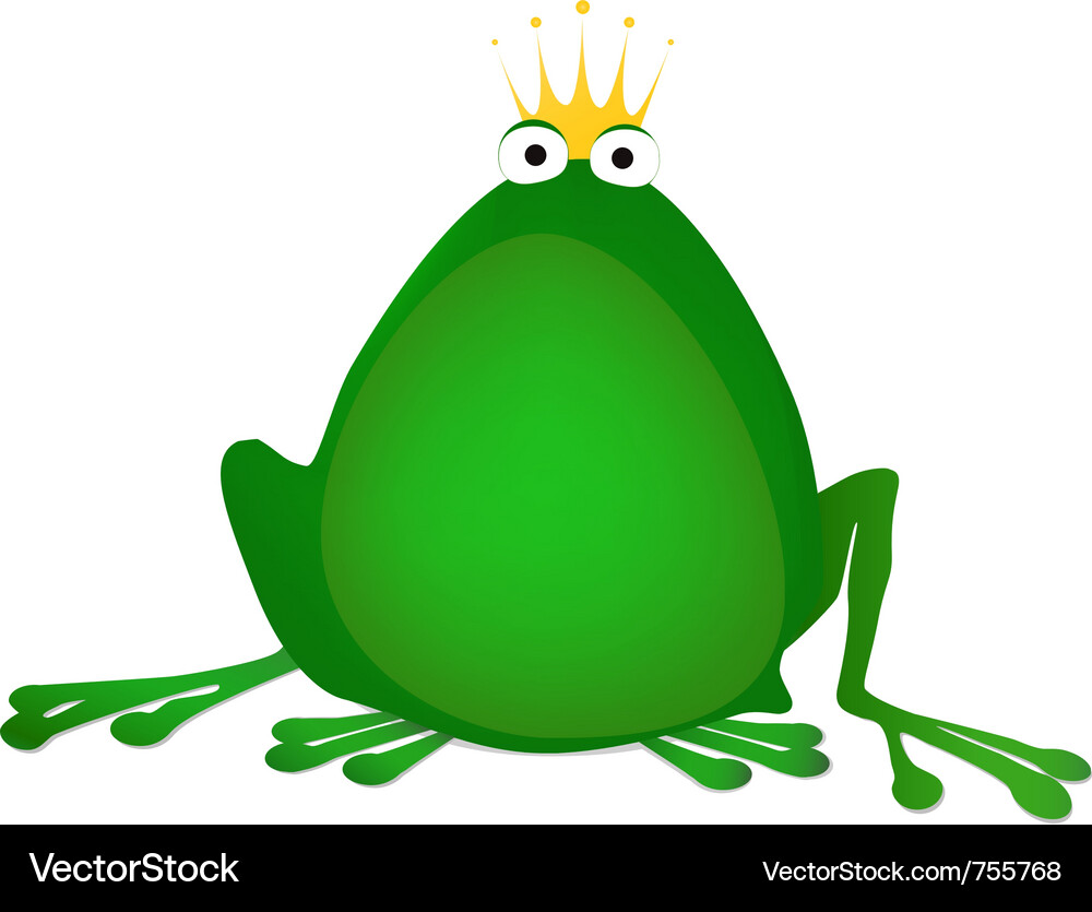 Vector Frog Looking In Frog Royalty Free Vector Image - VectorStock