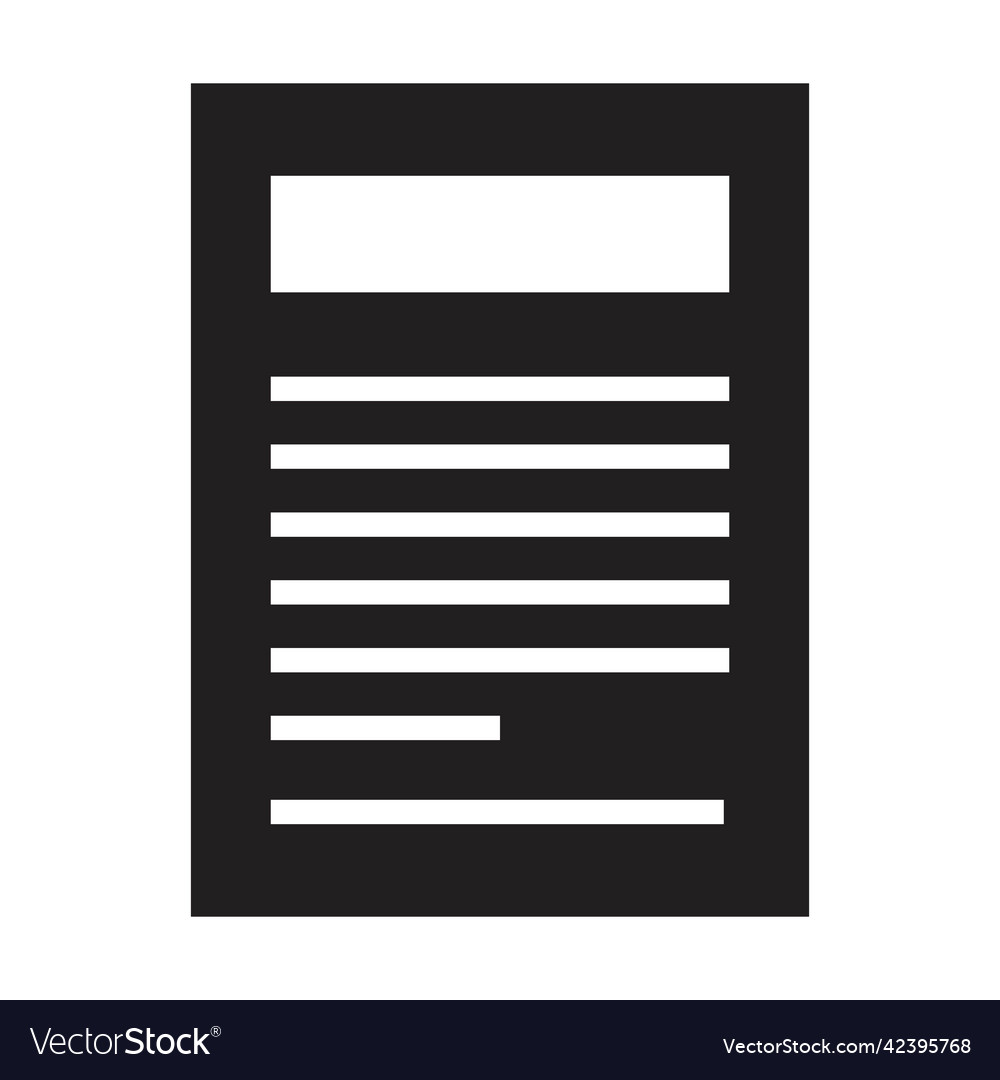 Project icon for business file data and document vector image Project icon for business file data and document