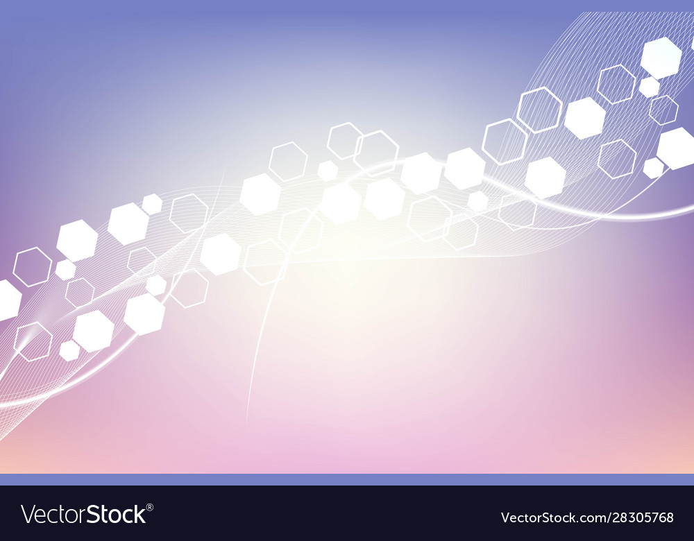 Science network pattern connecting lines and dots vector image Science network pattern connecting lines and dots