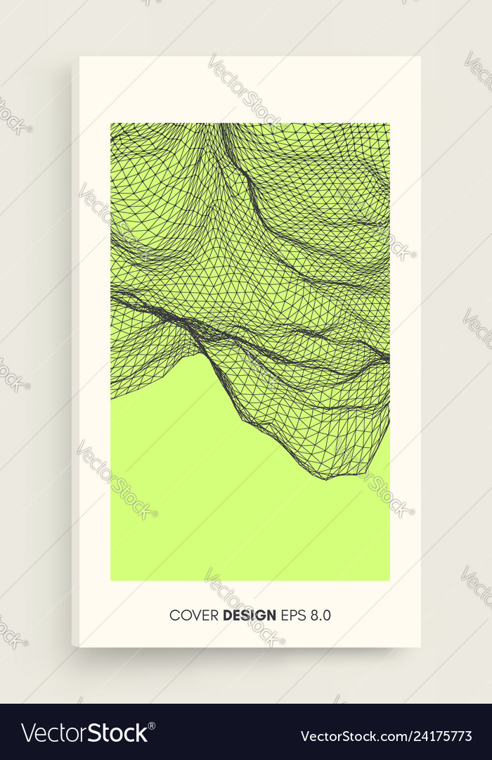 Cover design template lattice structure science