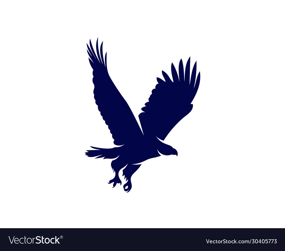 Eagle logo design template Royalty Free Vector Image