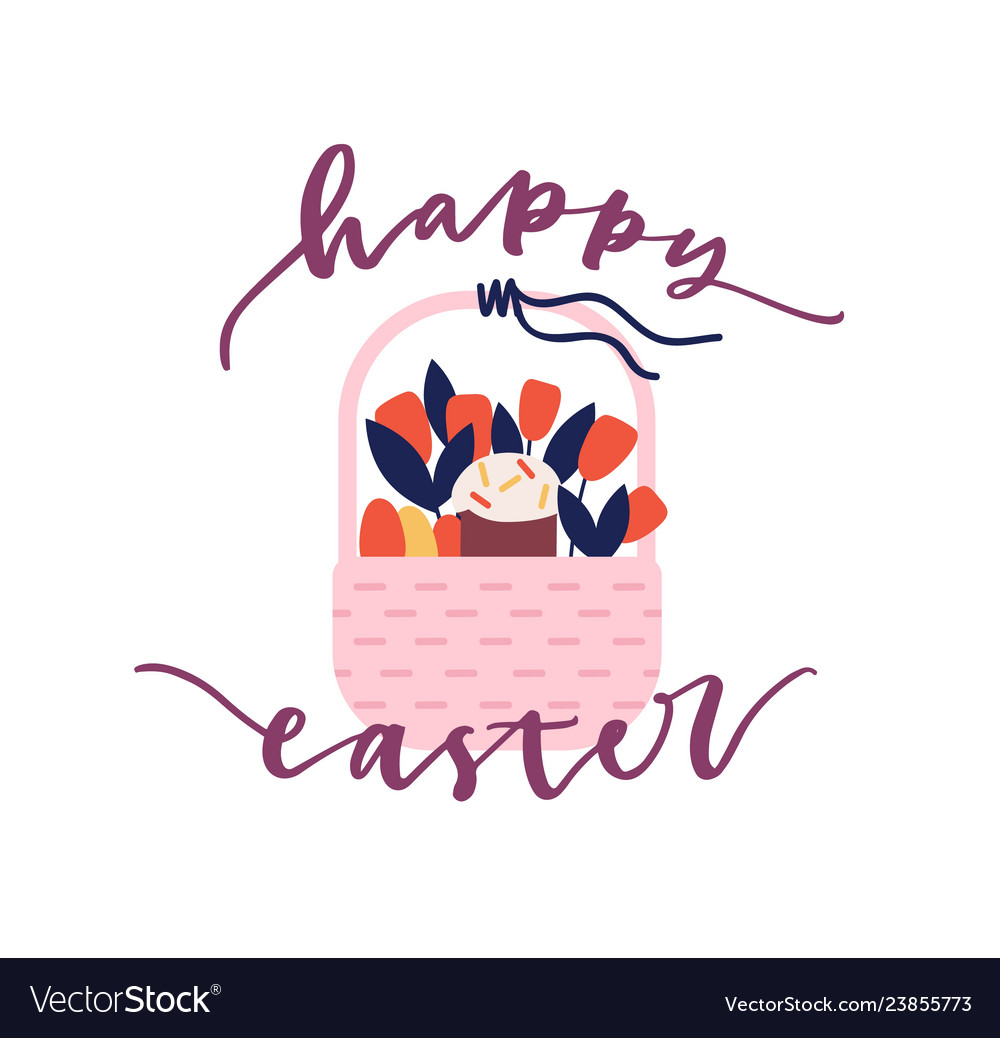 Happy Easter Kartenvorlage