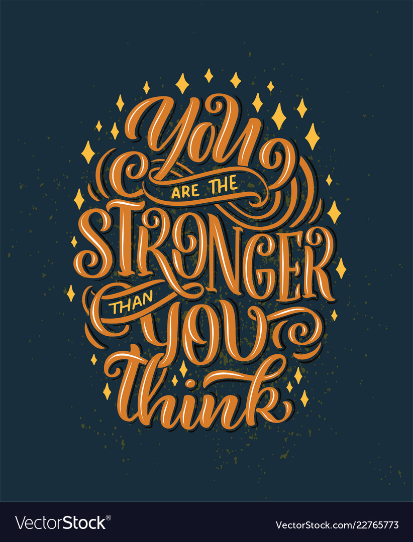 Inspirational Quote Hand Drawn Vintage Royalty Free Vector