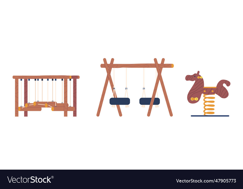 Playground shells fun and interactive structures vector image Playground shells fun and interactive structures