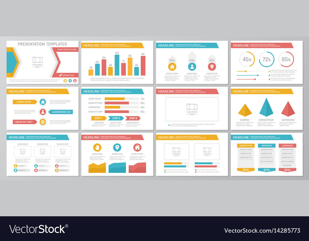 Set of colored elements for multipurpose