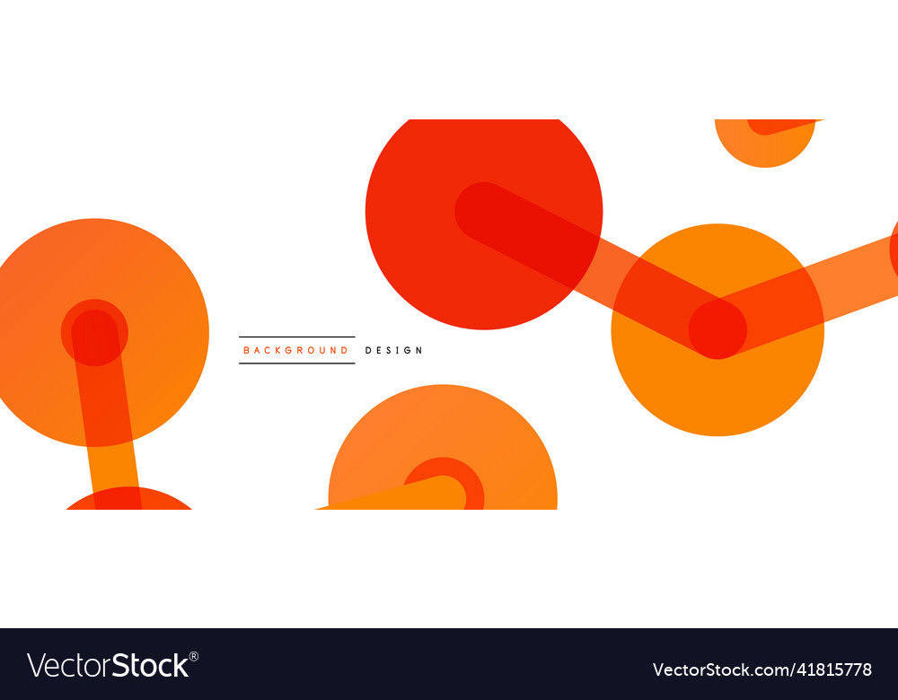 Abstract background round dots connected by lines vector image Abstract background round dots connected by lines