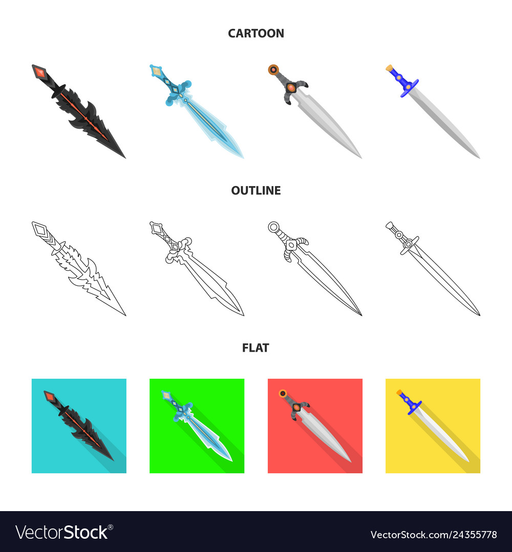 Design of game and armor symbol set