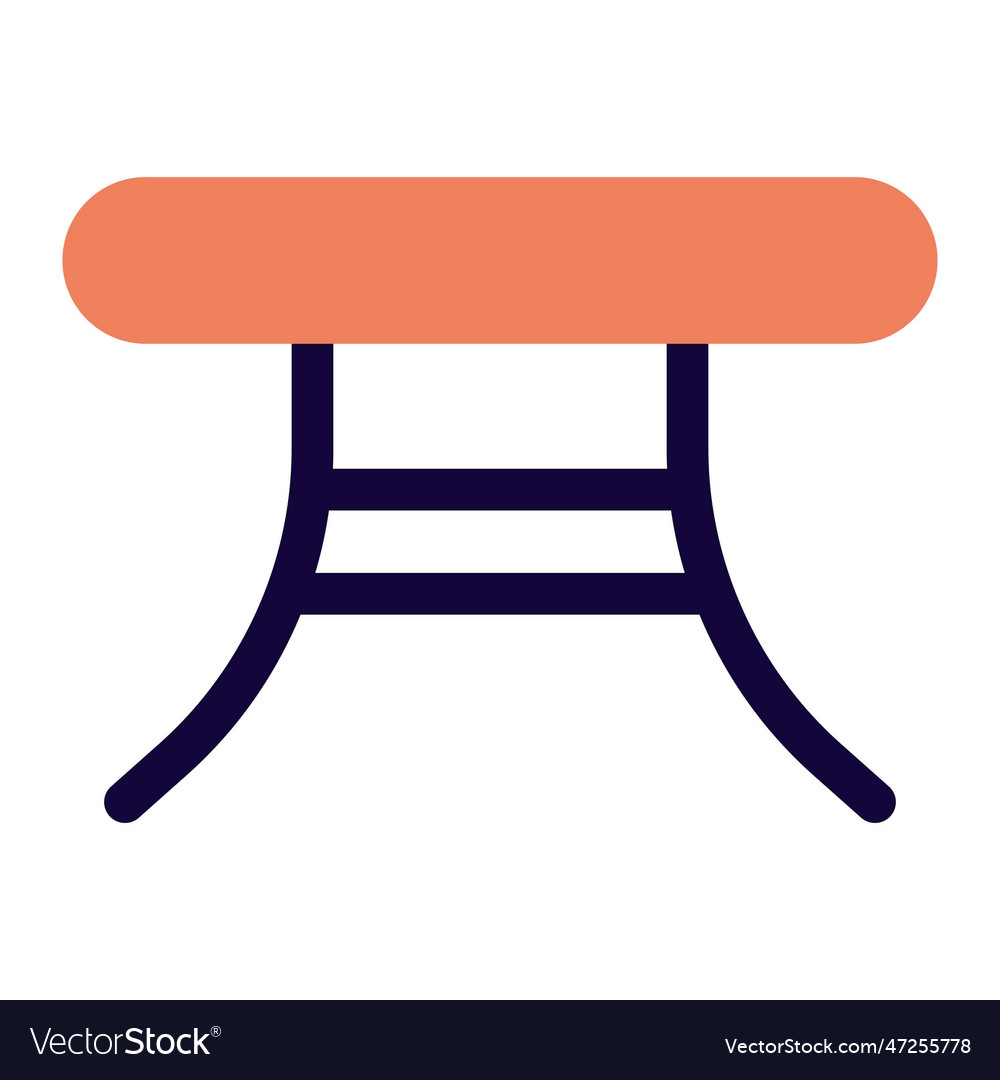 Designer end table with unique leg support