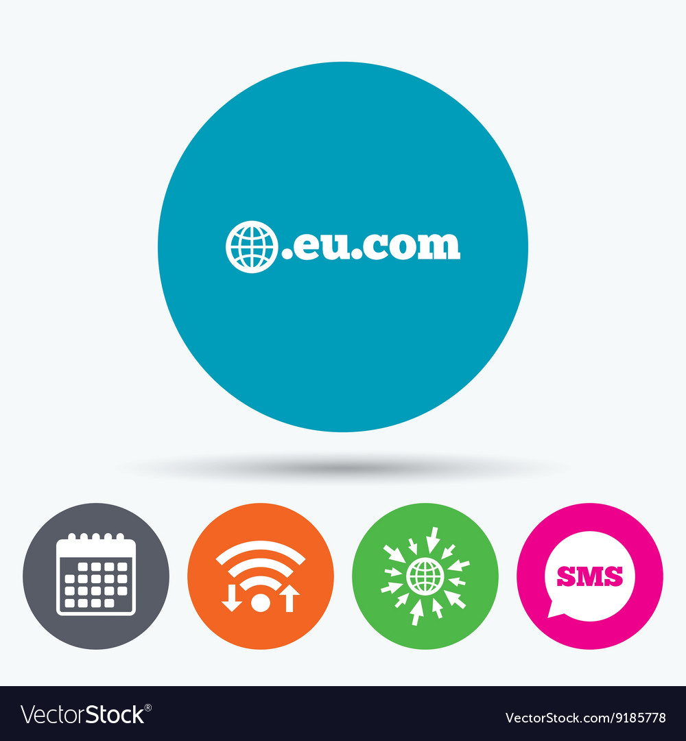Domain eucom sign icon internet subdomain