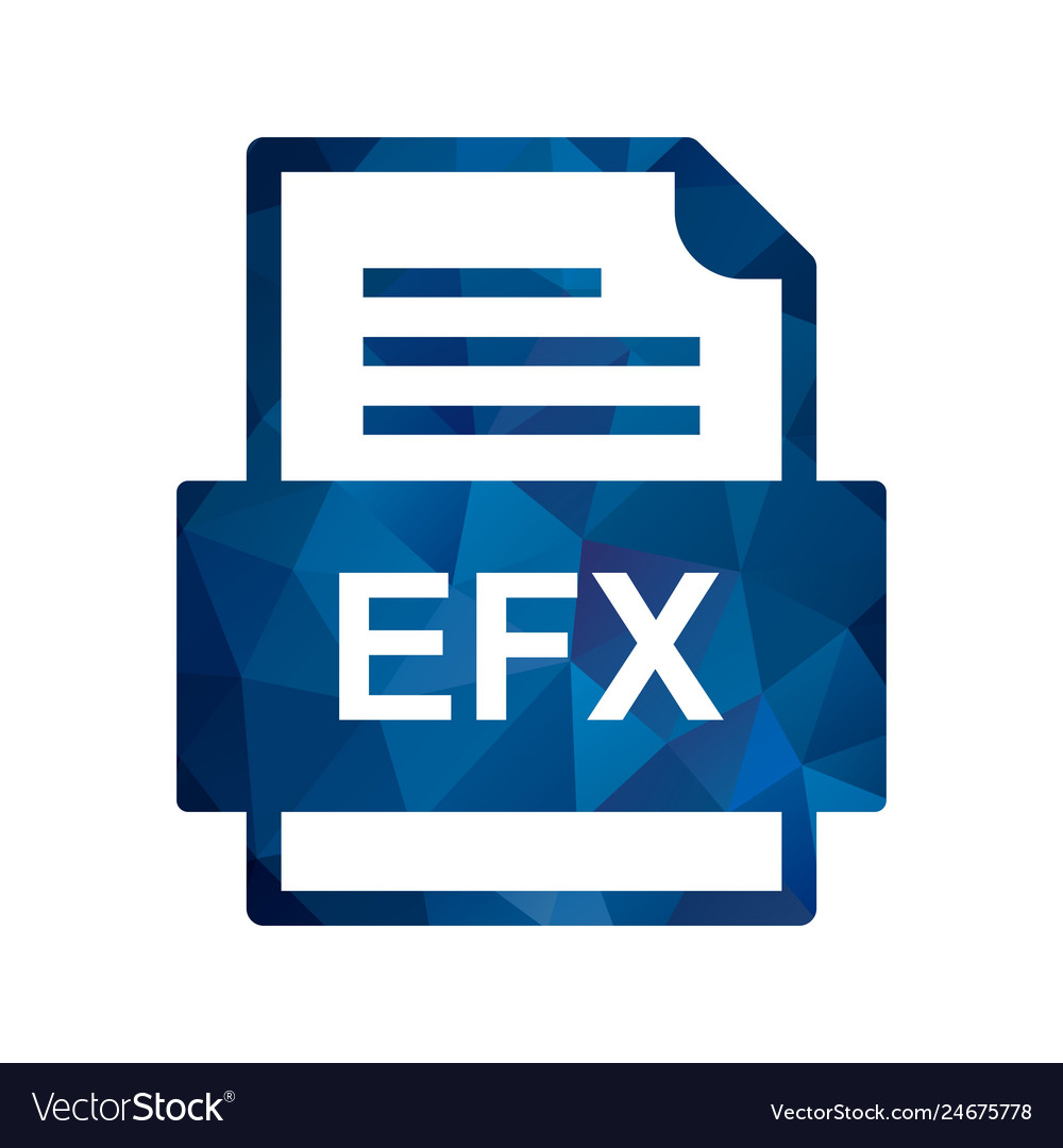 Efx file document icon