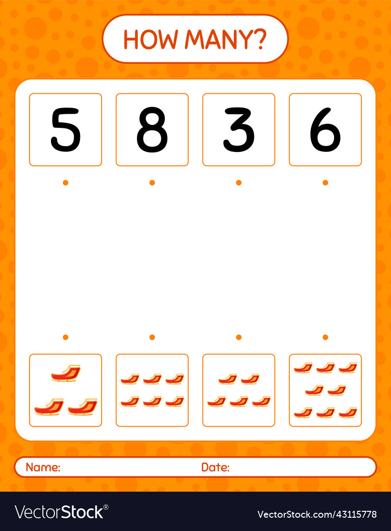 How many counting game with santas sleigh