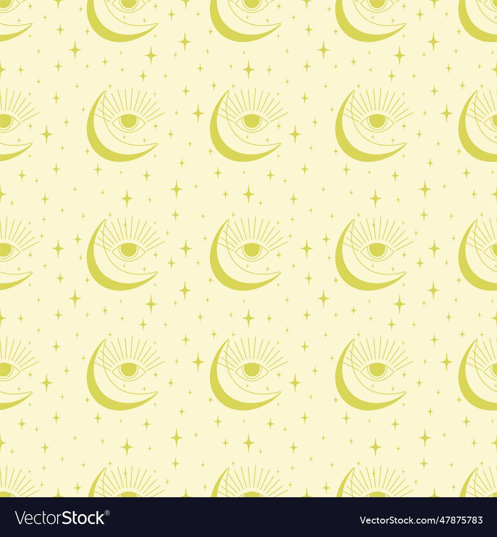 Doodle yellow seamless pattern