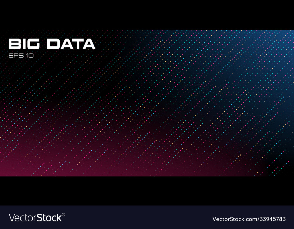 Dynamische Datenpunkte - Mehrfarbiger Hintergrund