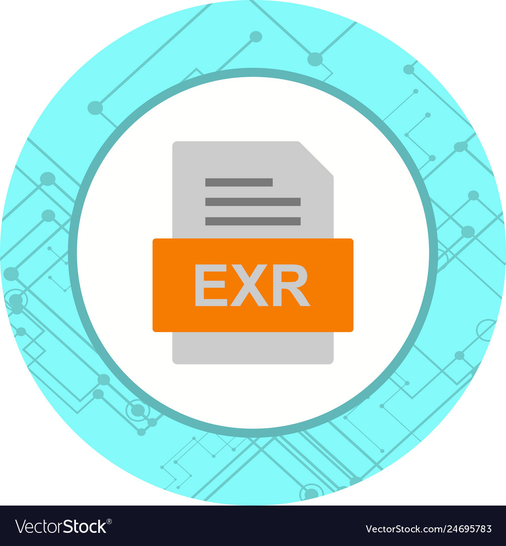 Exr file document icon