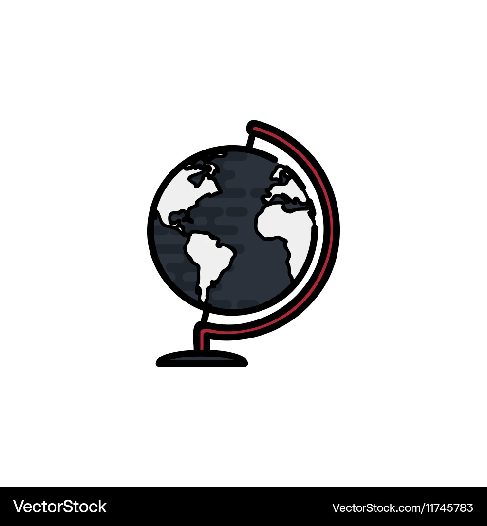 Science flat icon Royalty Free Vector Image - VectorStock