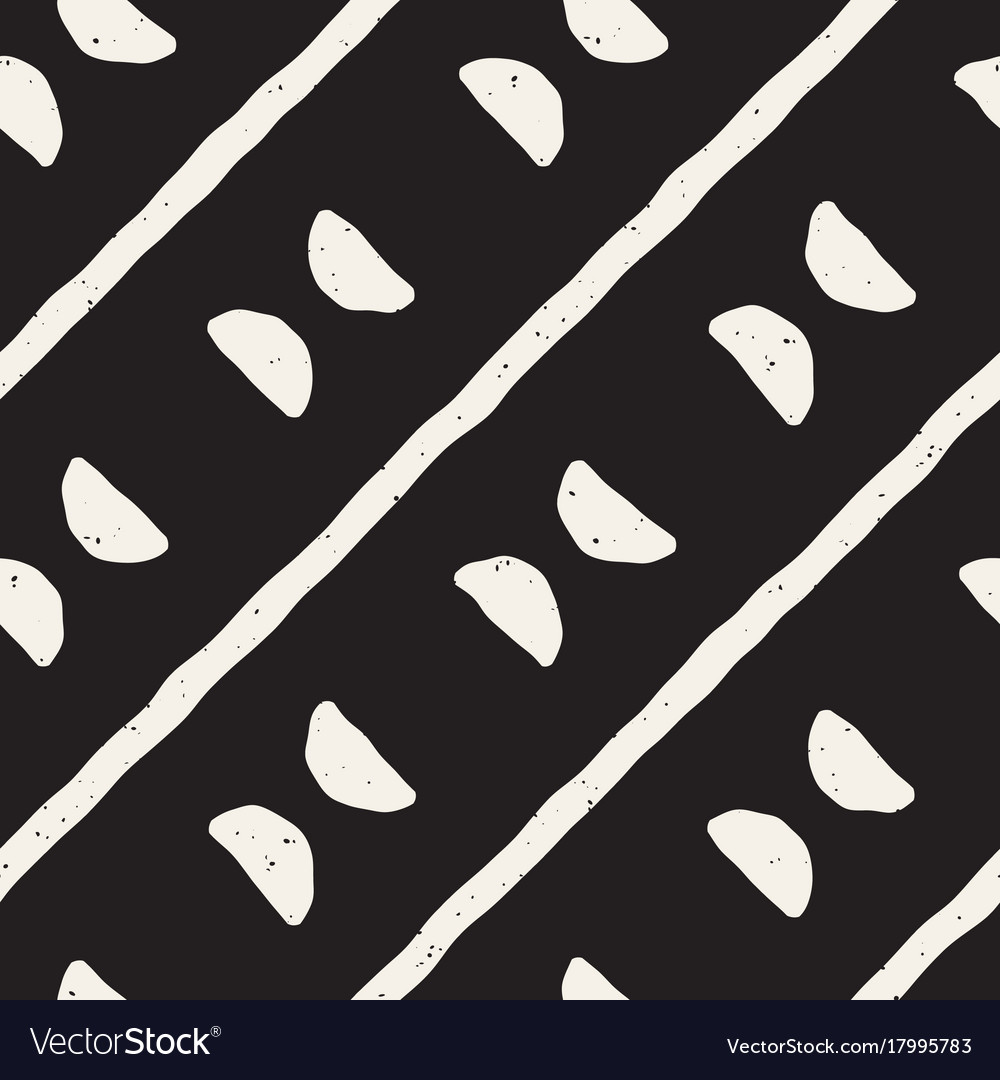 Seamless pattern with hand drawn lines abstract