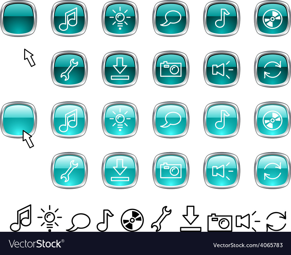 Set of web icons