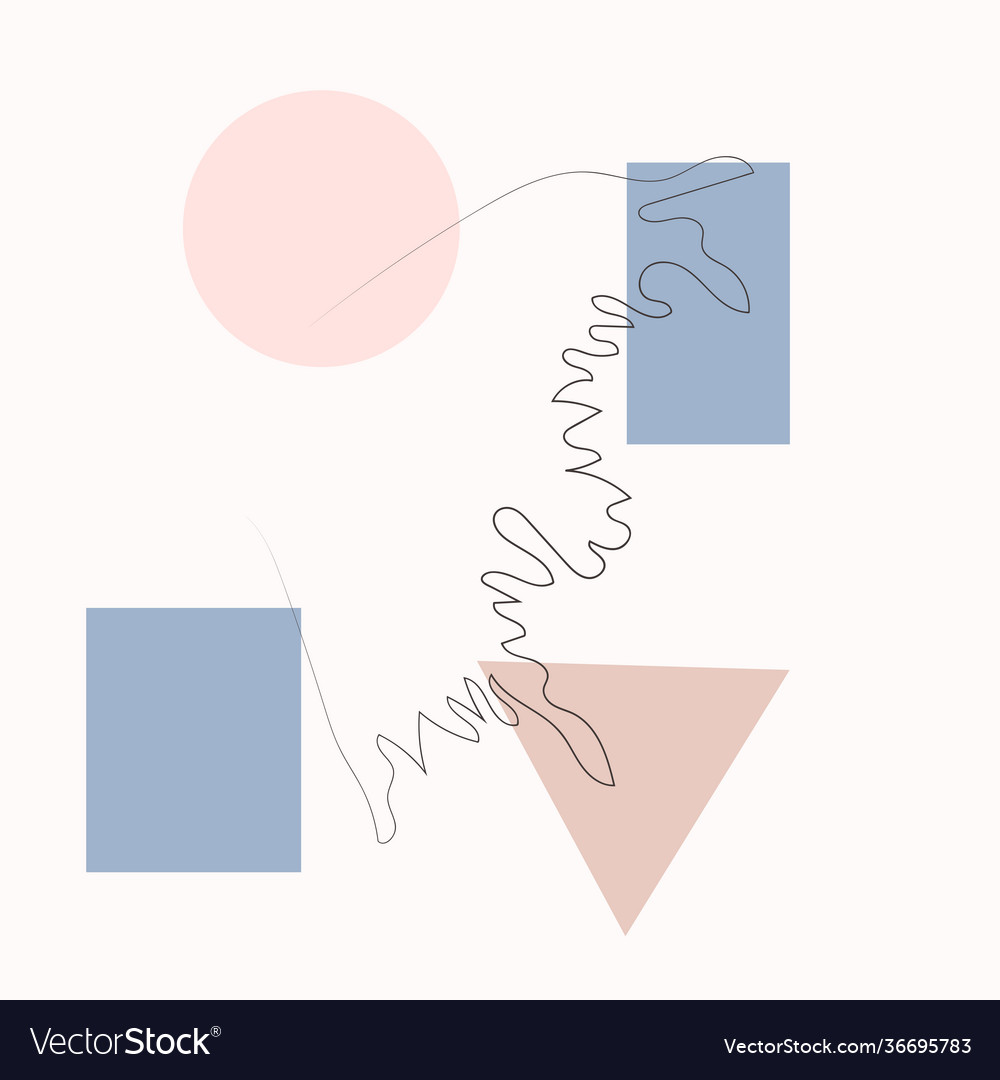 Simple butterfly one line drawing on minimal Vector Image Simple butterfly one line drawing on minimal