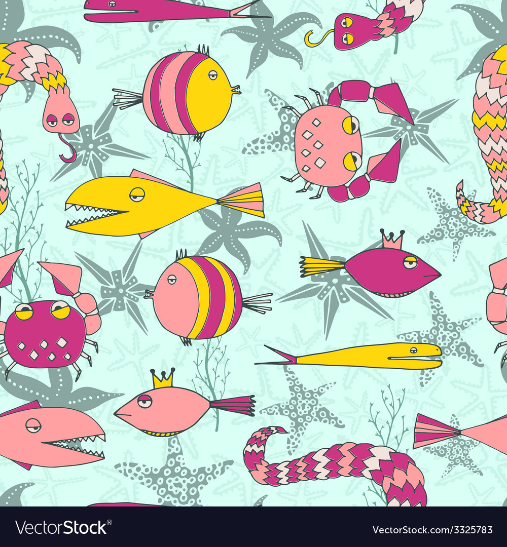 Whimsical Fish Pattern
