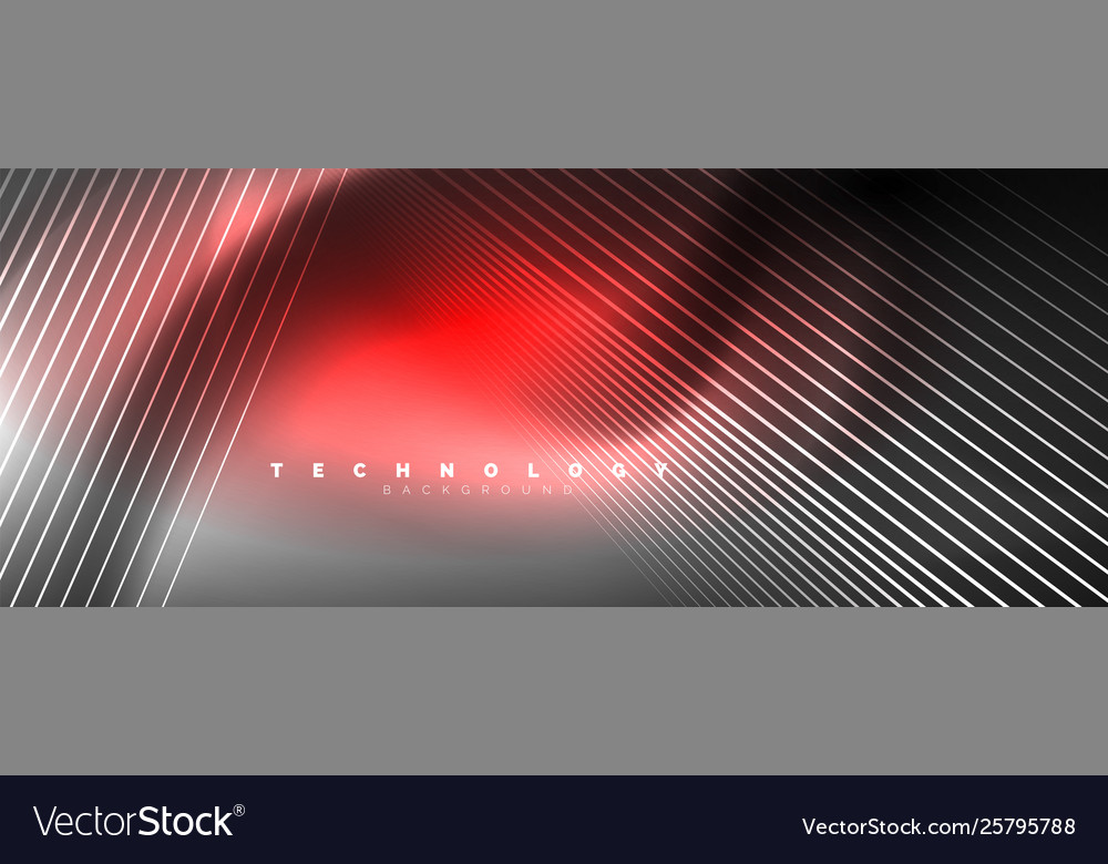 Color light with lines outer space background vector image Color light with lines outer space background