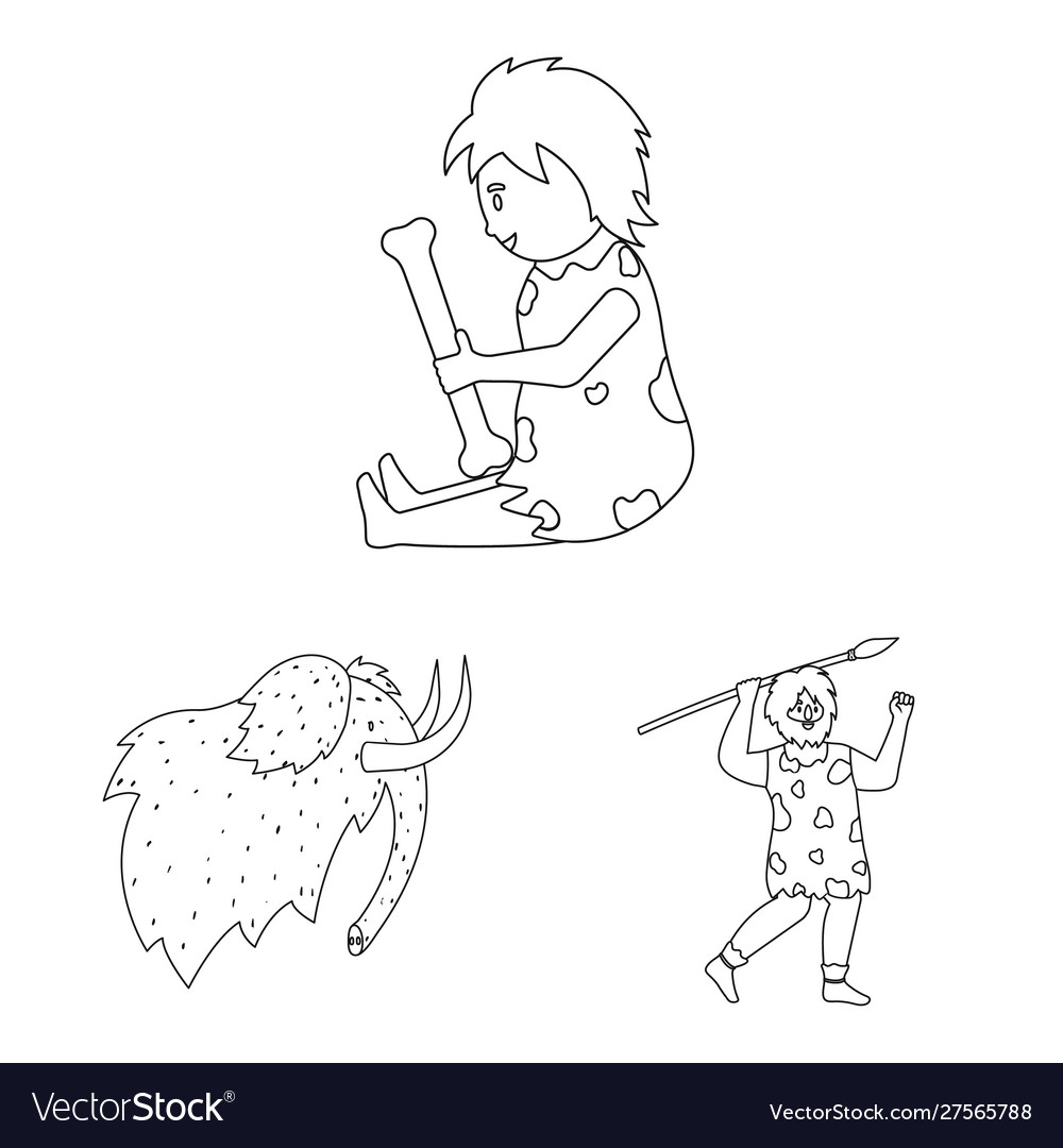 Design ancient and primitive icon