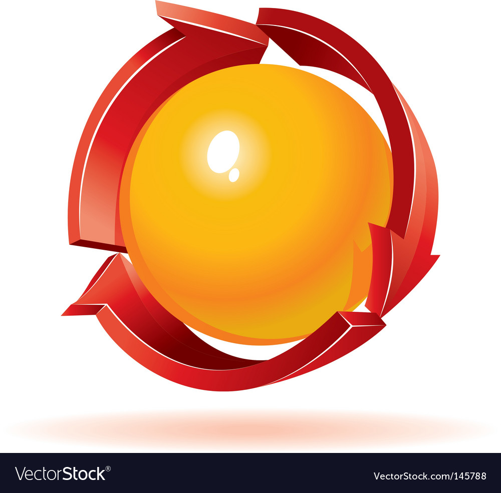 Dynamic Sphere with Arrows