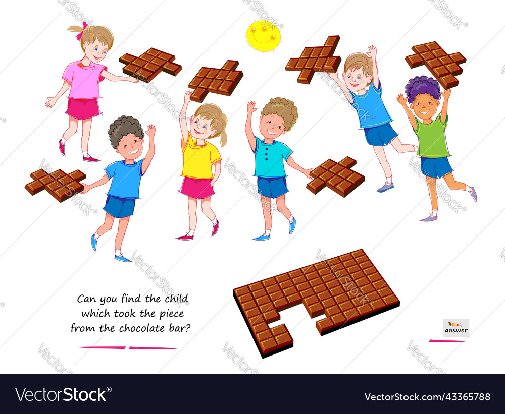 Find the Chocolate Piece Puzzle