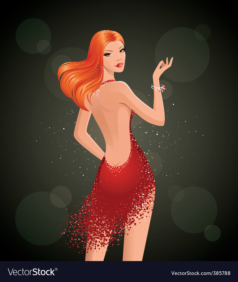 Red Sparkle Dancer