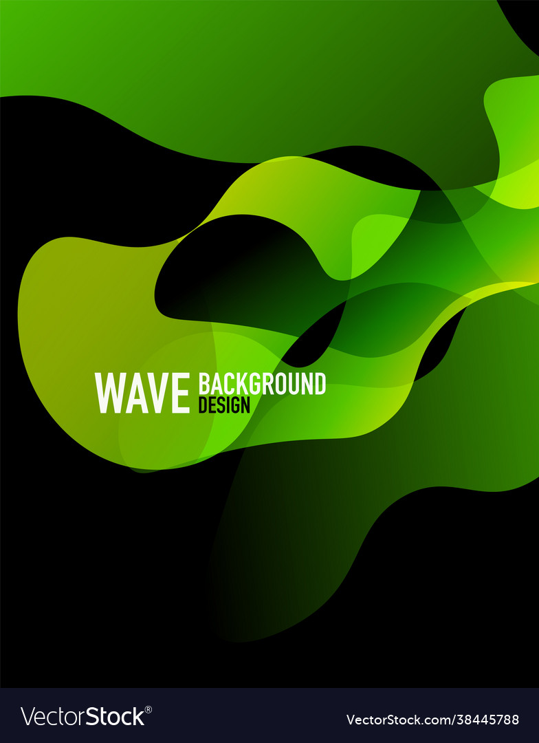 Vertical fluid gradient wave abstract background Vector Image Vertical fluid gradient wave abstract background