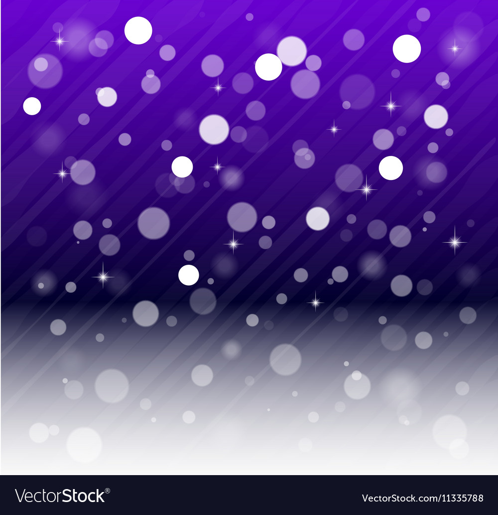 Whte snow bokeh blue background