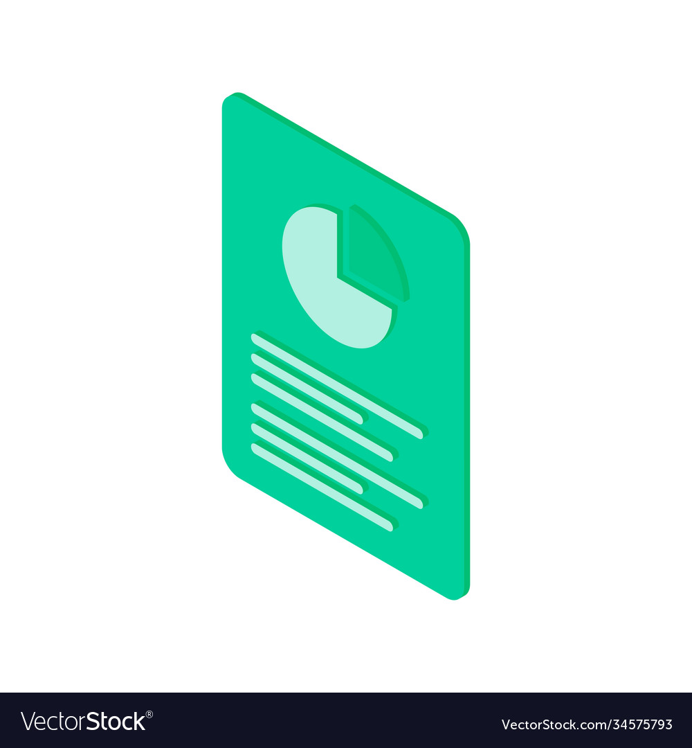 3d design financial chart icon