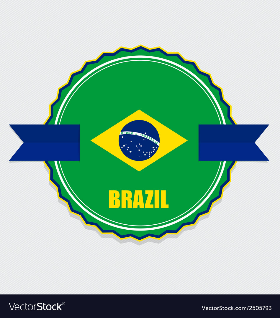 Brazil Flags Concept Design Royalty Free Vector Image