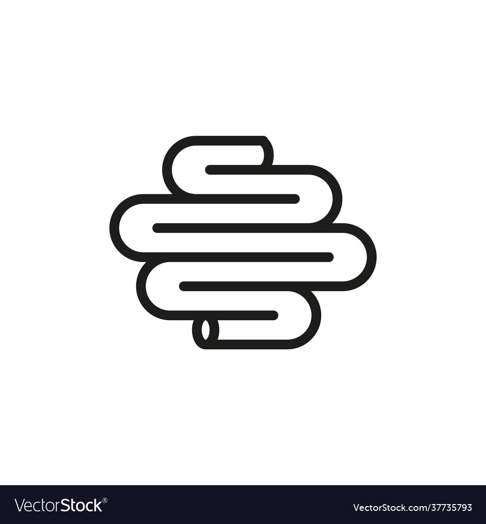 Digestion icon simple linear vector image Digestion icon simple linear