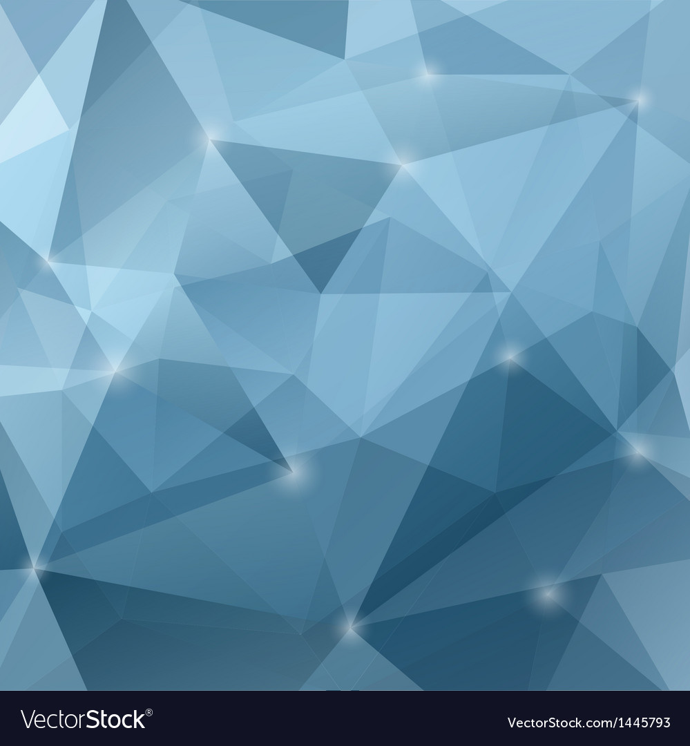 Geometric Blue Triangle Background