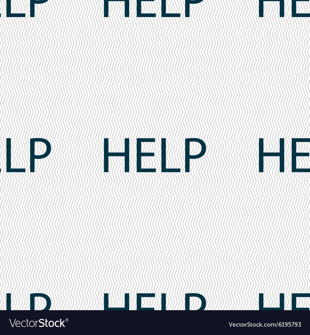 Help point sign icon question symbol seamless