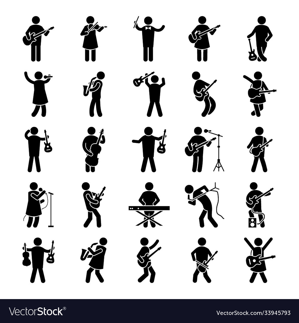 Musician Icon Set