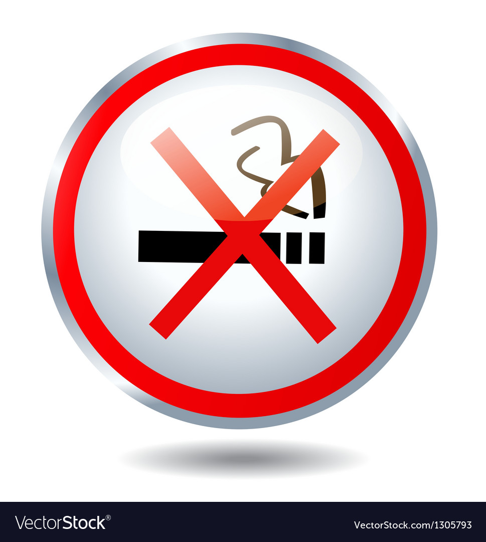 No Smoking Button - UI Element
