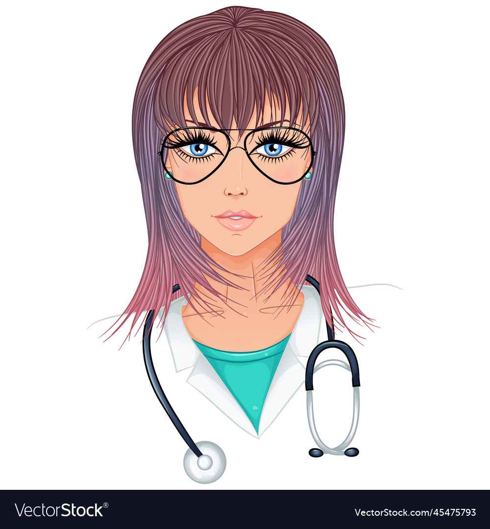 Portrait of female doctor