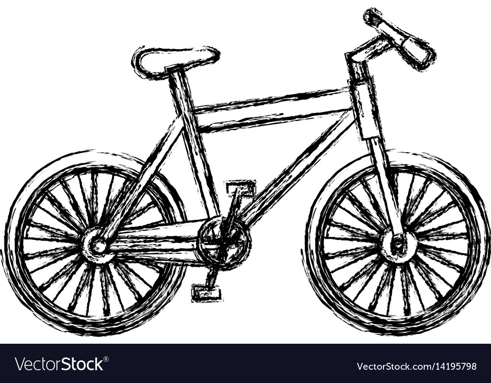 Blurred silhouette sport bike icon Royalty Free Vector Image