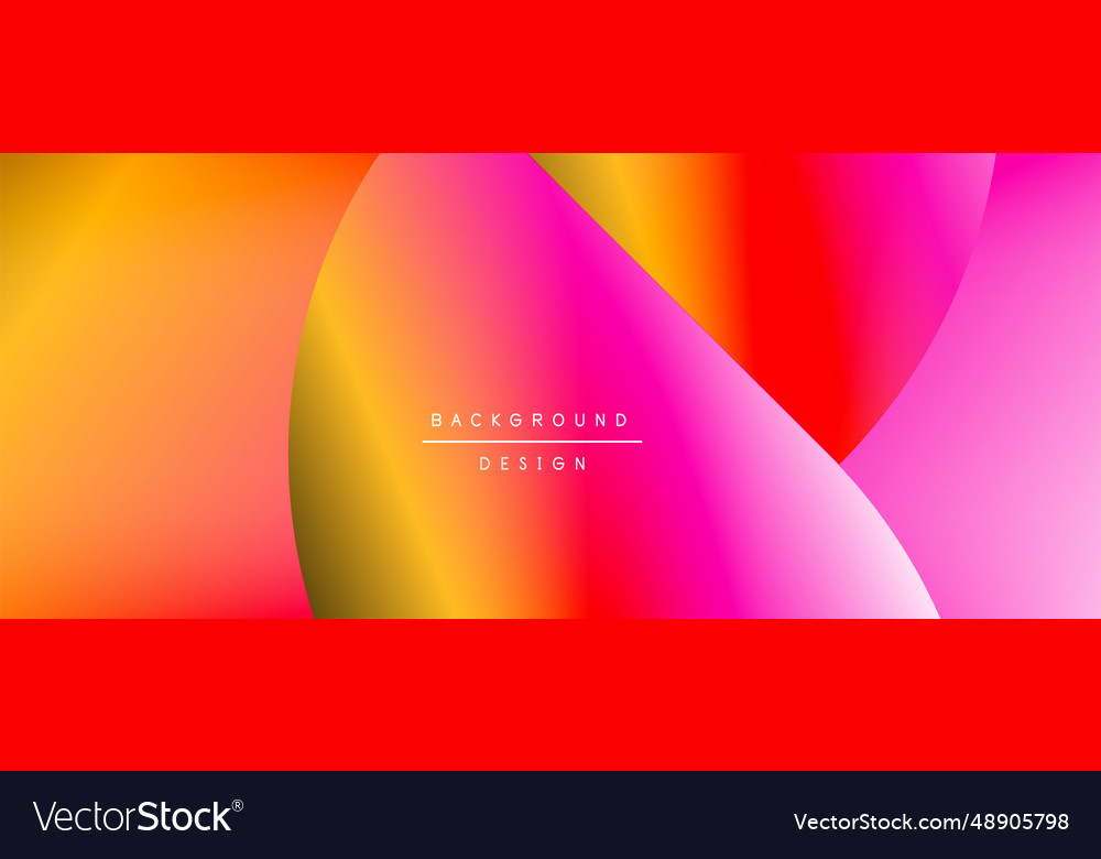 Bright color circle and round element minimal vector image Bright color circle and round element minimal