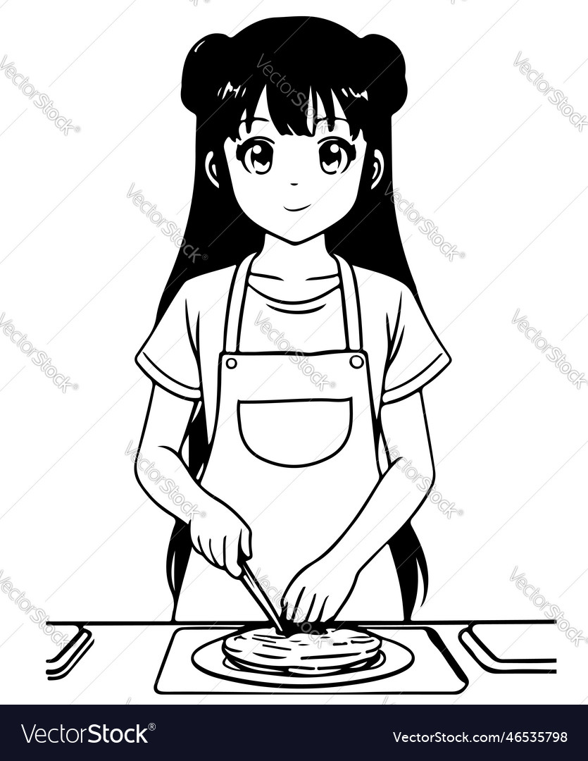 https://cdn4.vectorstock.com/i/1000x1000/57/98/coloring-page-cooking-girl-kawaii-style-cute-anime-vector-46535798.jpg