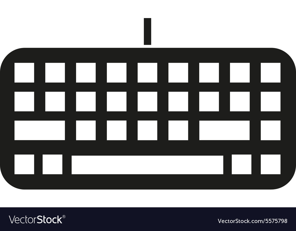 Keyboard icon keypad and input typing