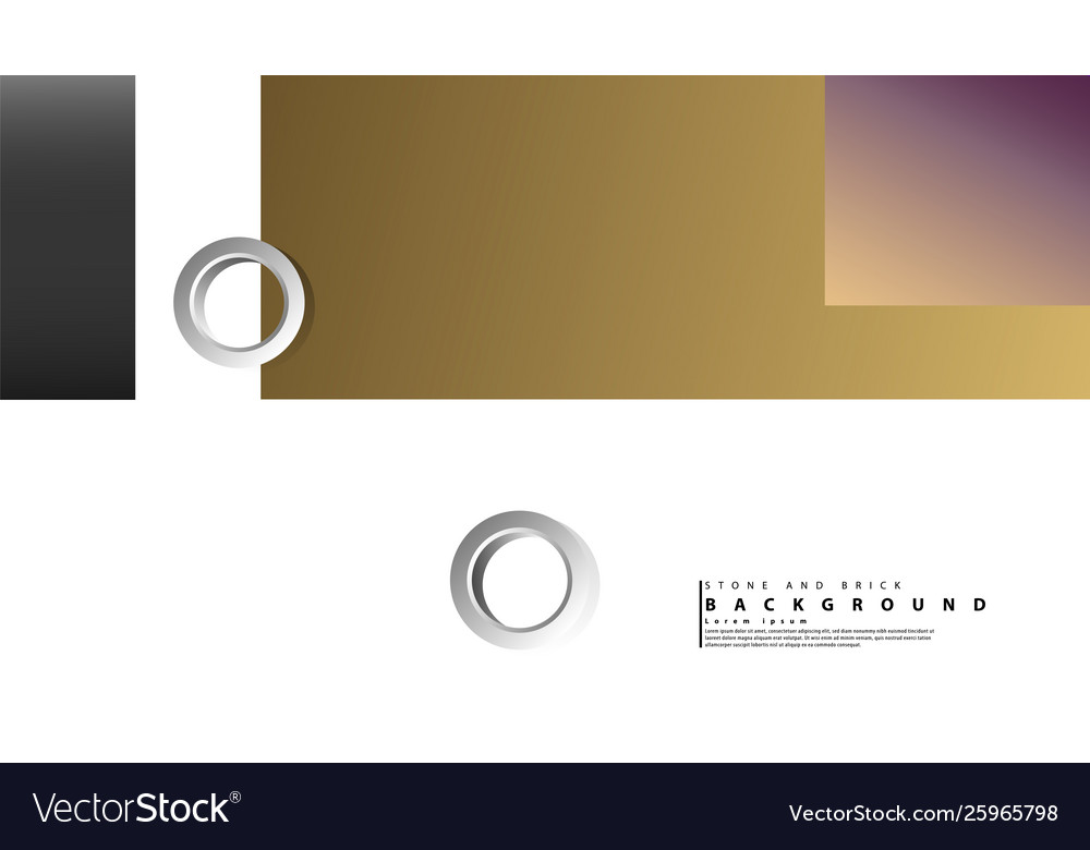 Ring abstract rectangular background with drop