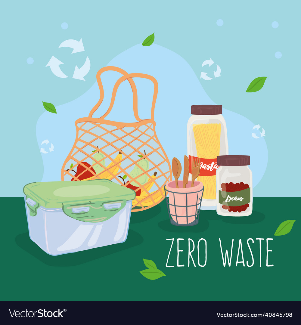 Zero waste Royalty Free Vector Image - VectorStock