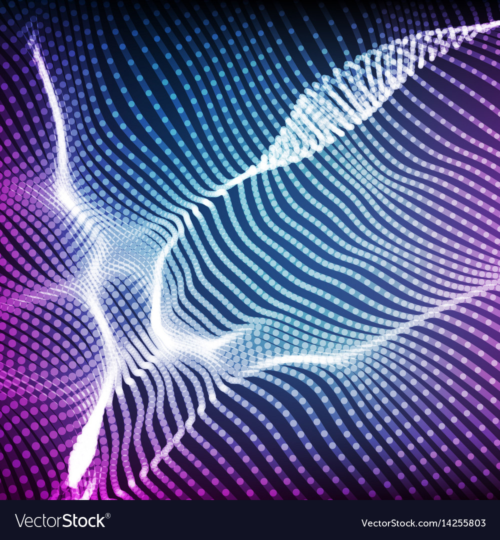 Dynamic Mesh Cyber Wave Background