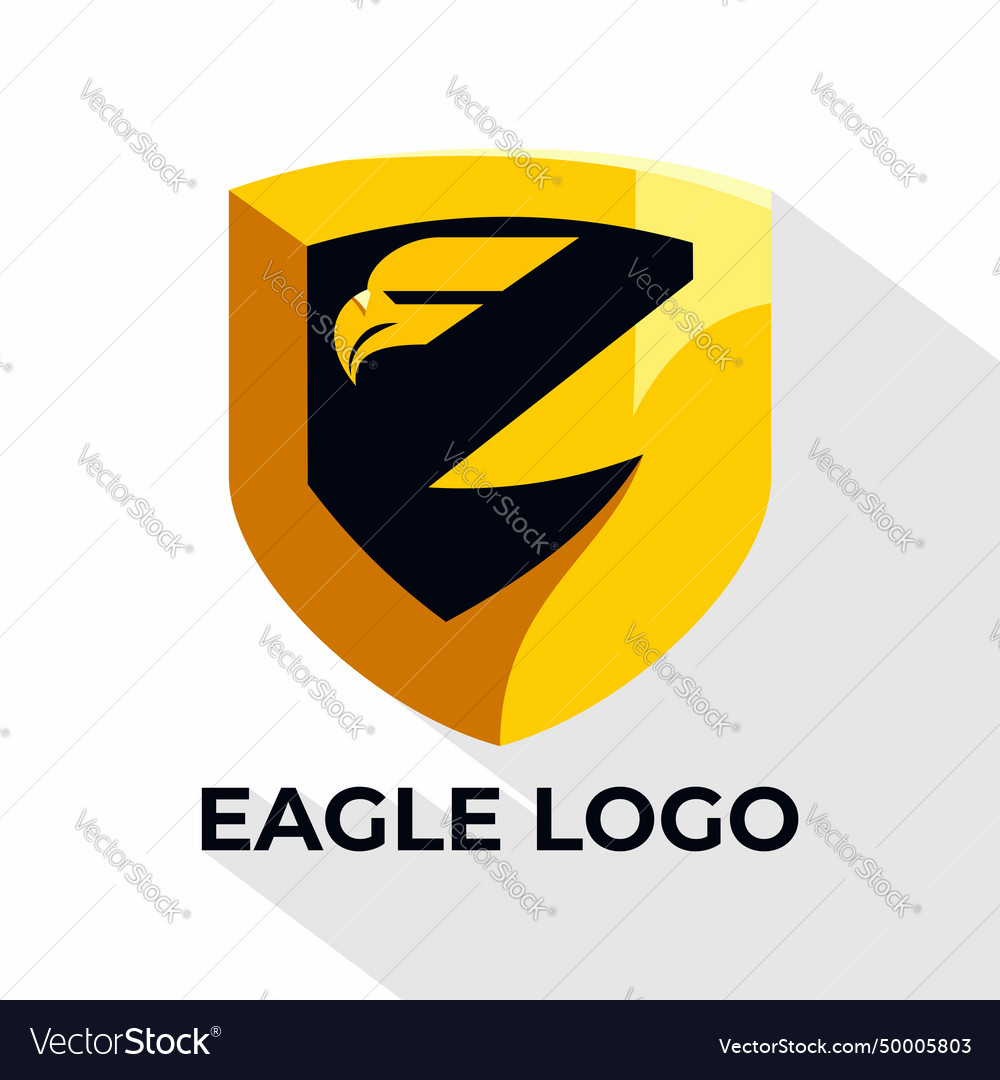 Eagle logo with shield frame