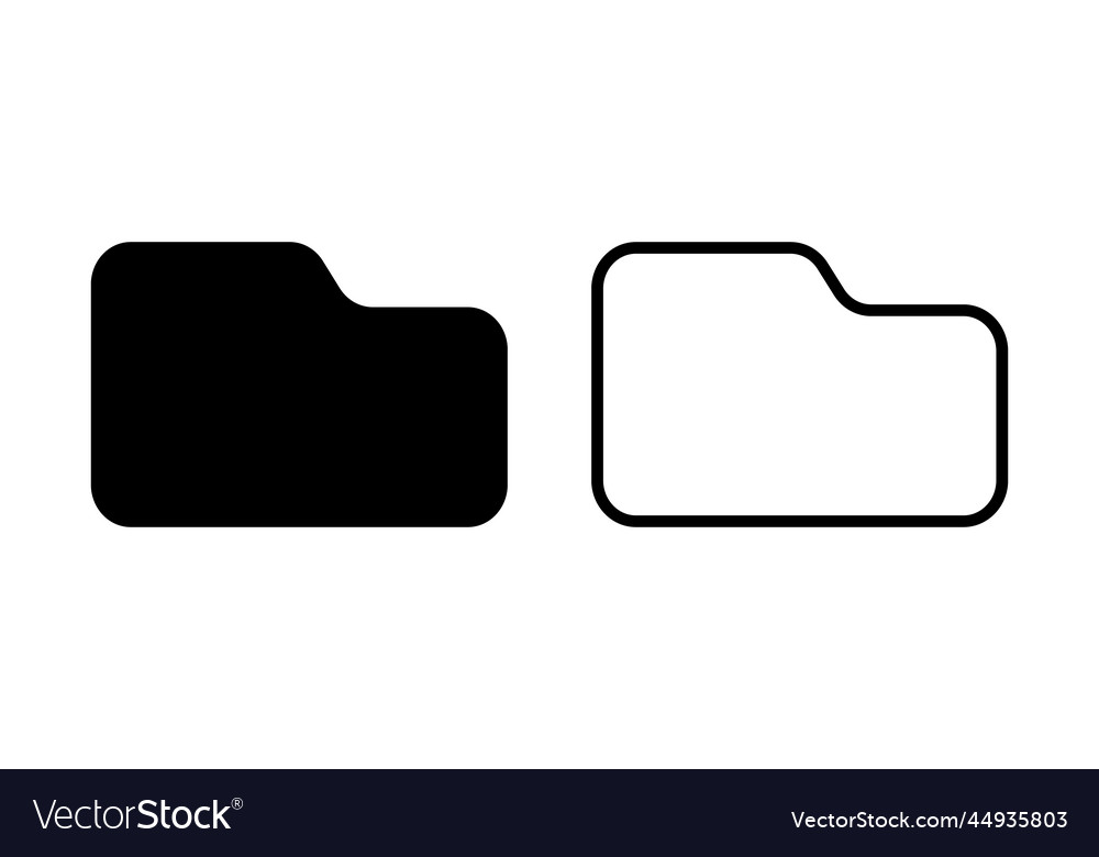 Folder icon set or data icons