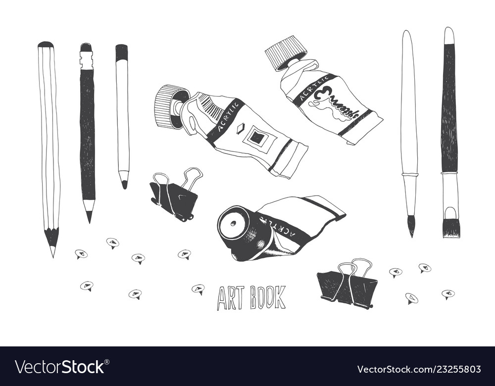 Hand drawn art tools