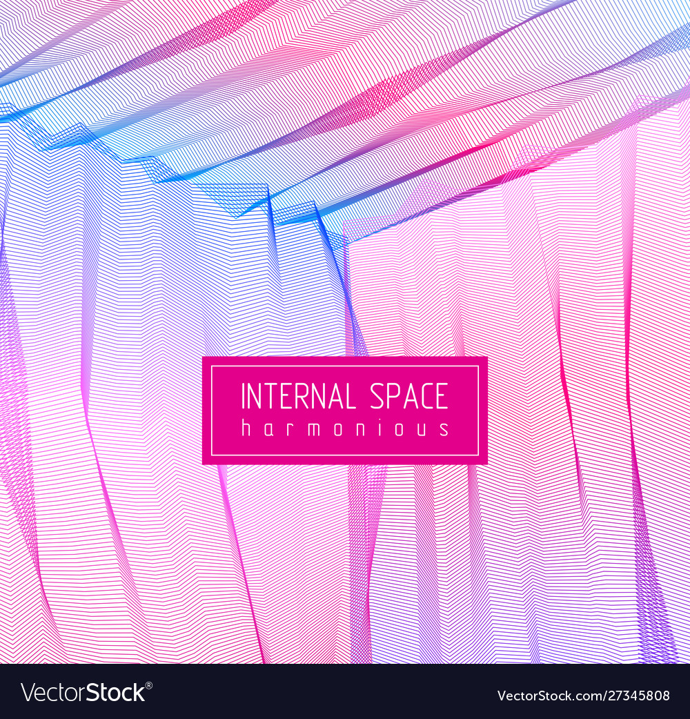 Abstract artistic background for design linear 3d