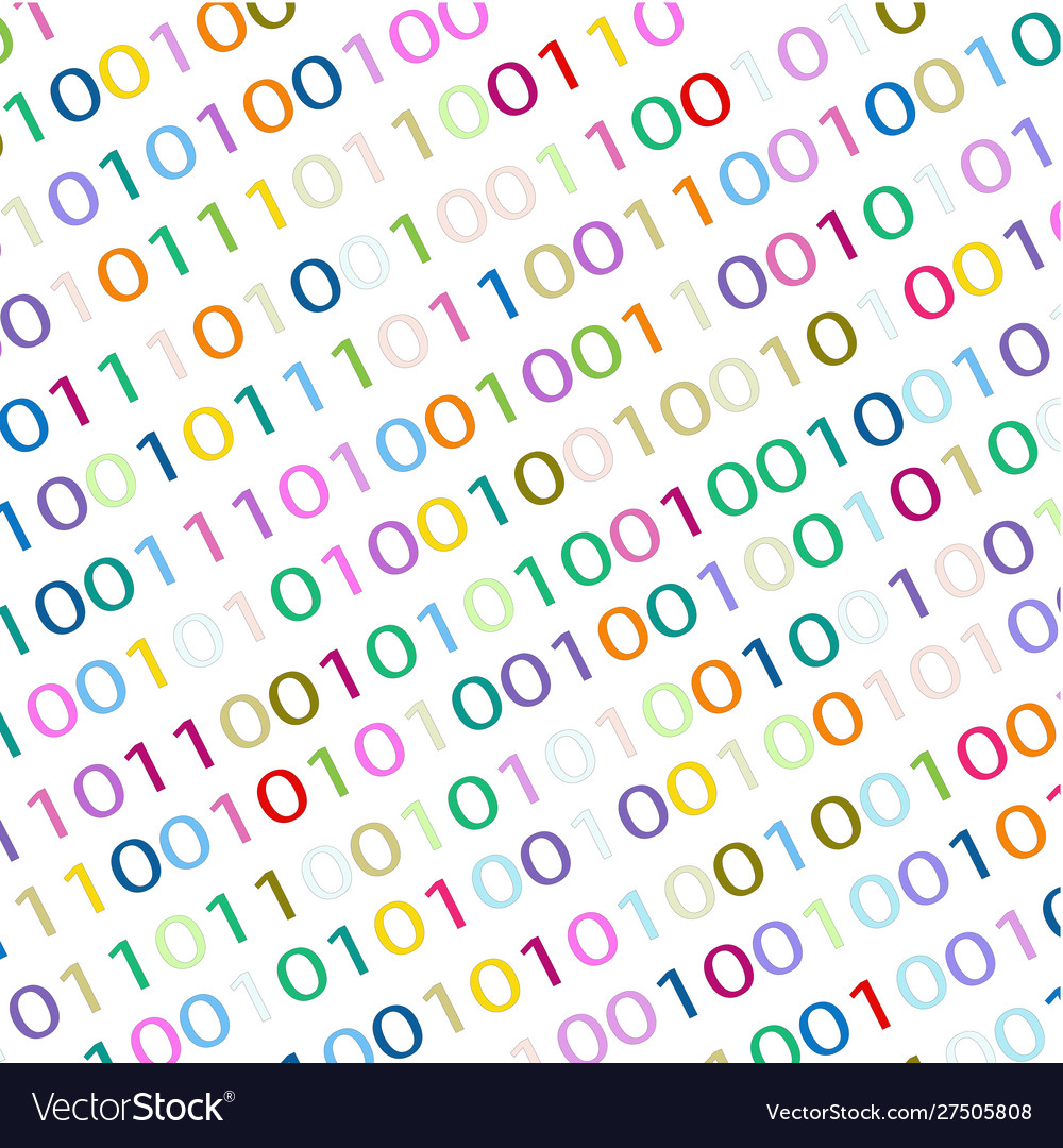 Background with binary code